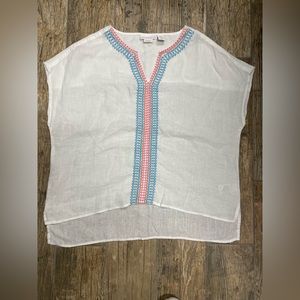 House of Harlow 1960, large, 100% linen, boho, hi low